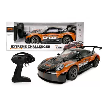 Op afstand bestuurbare auto Artyk Car R/C oranje – op afstand bestuurbare speelgoedauto, op batterijen, model 176982