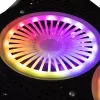Koelpad Modecom MC-CF18 RGB 45,7 cm 2 ventilatoren zwart