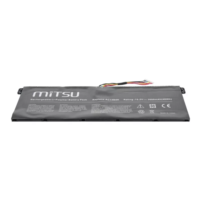 Batterij MITSU BC/AC-E3 voor Acer-laptops 2200 mAh 33 Wh 15,2 V