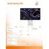Monitor Apple Studio Display XDR met nano-textureglas, kantelbare en in hoogte verstelbare standaard