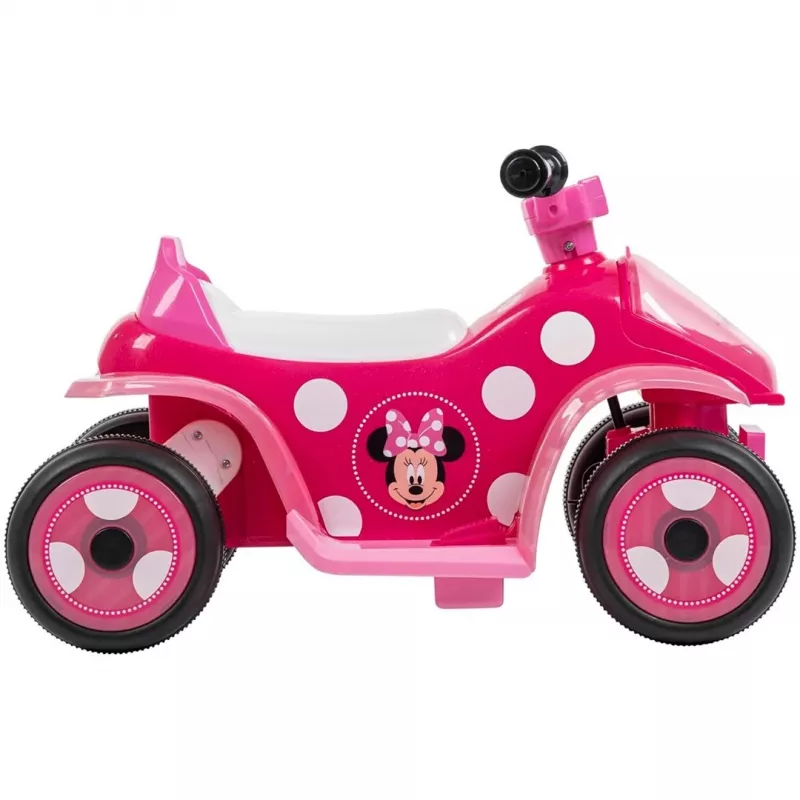 Elektrische kinderquad om op te zitten HUFFY Minnie Mouse model 19073W, kinder-ATV op batterij