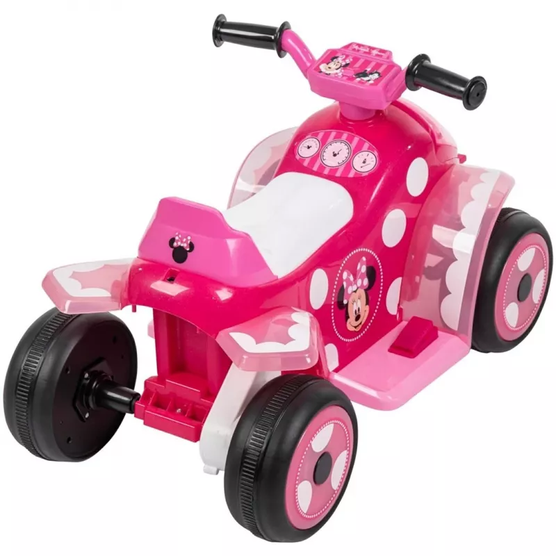 Elektrische kinderquad om op te zitten HUFFY Minnie Mouse model 19073W, kinder-ATV op batterij