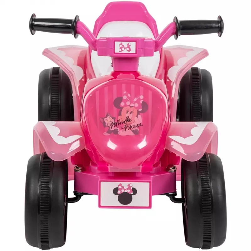 Elektrische kinderquad om op te zitten HUFFY Minnie Mouse model 19073W, kinder-ATV op batterij