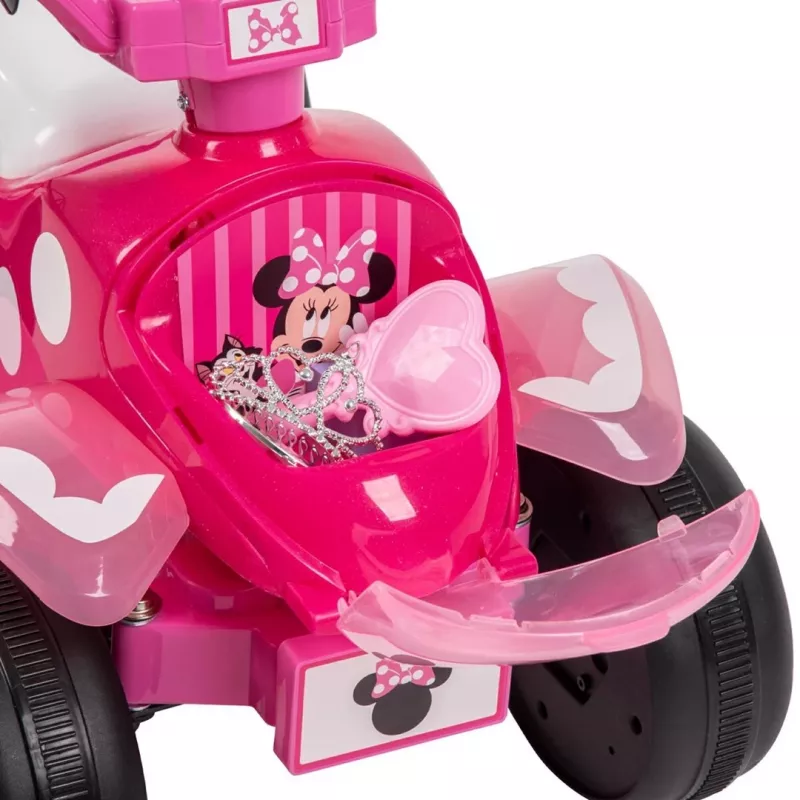 Elektrische kinderquad om op te zitten HUFFY Minnie Mouse model 19073W, kinder-ATV op batterij