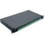 Helos 375555 19" glasvezel-lasbox, 24x LC/APC Duplex OS2, lasklaar, zwart