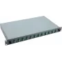 Helos 375552 19" glasvezel-lasbox, 12x LC/APC Duplex OS2, lasklaar, grijs