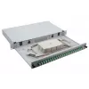 Helos 375554 19" glasvezel-lasbox, 24x LC/APC Duplex OS2, lasklaar, grijs
