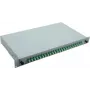 Helos 375554 19" glasvezel-lasbox, 24x LC/APC Duplex OS2, lasklaar, grijs