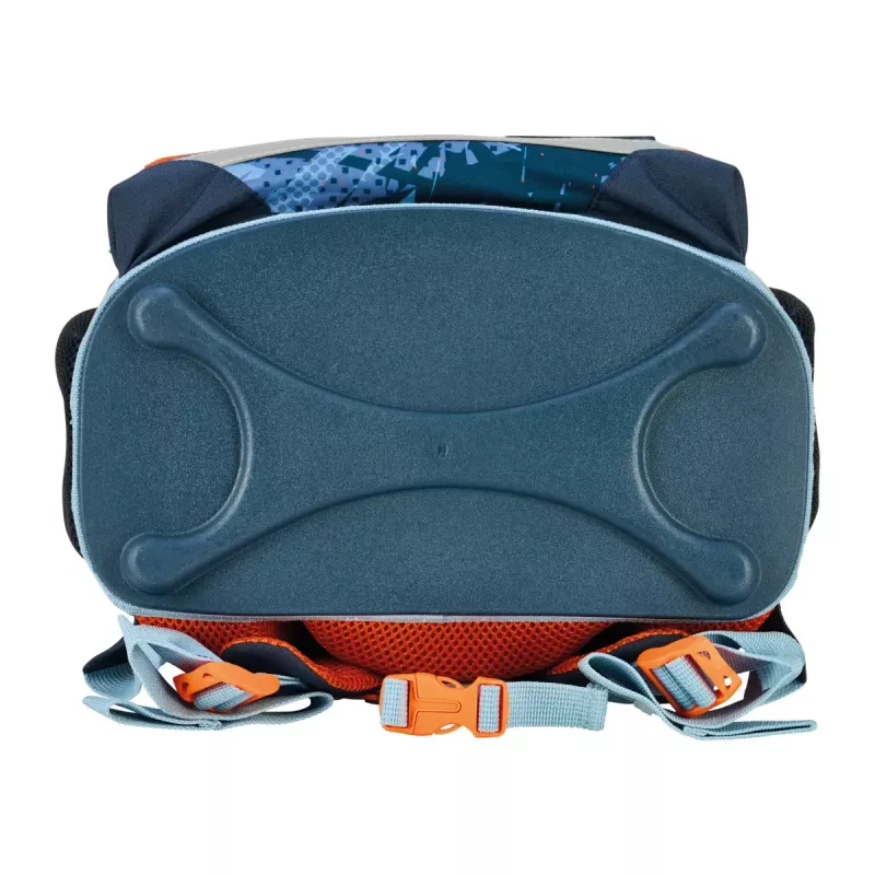 Schooltassenset HERLITZ Loop Plus TechMech voor jongens — polyester, bestaande uit schooltas, sporttas, etui, pennenzak