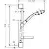 Douchesysteem Hansgrohe Croma 100 27771000 chroom