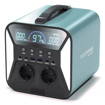 Draagbaar powerstation RealPower PS-300C 76800 mAh