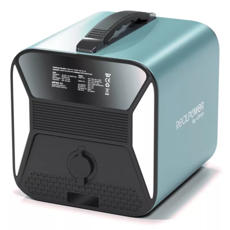 Draagbaar powerstation RealPower PS-300C 76800 mAh