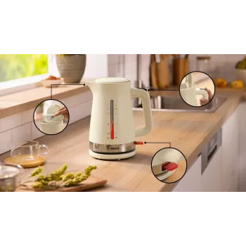 Bosch MyMoment waterkoker 1,7 l 2400 W crème