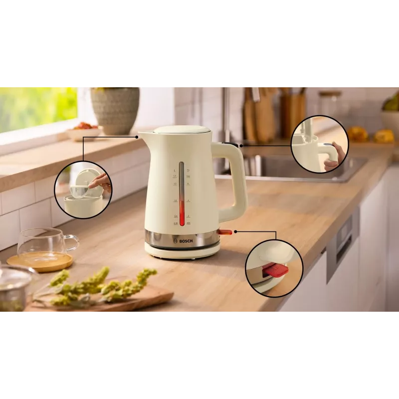 Bosch MyMoment waterkoker 1,7 l 2400 W crème