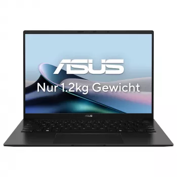 ASUS Zenbook 14 OLED UM3406GA-QD032W laptop, AMD Ryzen AI 7 445, 14 inch WUXGA, 32 GB RAM, 1 TB SSD, Windows 11 Home, zwart