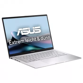 ASUS Zenbook 14 OLED UX3405CA-ST775X laptop, Intel Core Ultra 9 285H, 32GB RAM, 1TB SSD, 14 inch WQXGA+, Windows 11 Pro, zilver