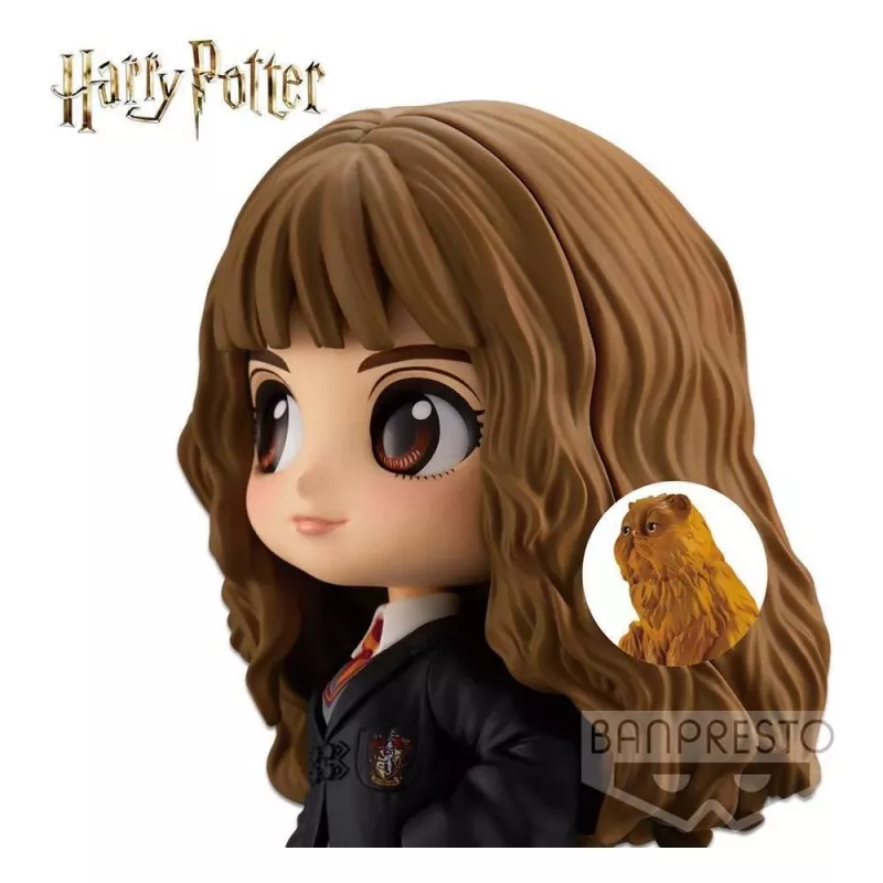 Actiefiguur Banpresto Q Posket Hermine Granger met Krummeltje verzamelbeeld