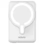 Powerbank SAVIO BA-13 10000 mAh met 20 W uitgang en draadloos laden, wit