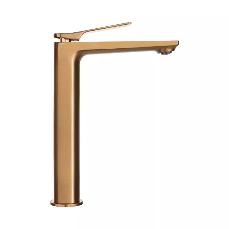 Invena | wastafelkraan | Neri BU-01-W14-L | koper
