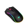 Gamingmuis HAVIT MS1001S V2 optische sensor RGB bedraad zwart-grijs