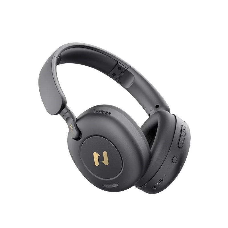 Over-ear bluetooth-hoofdtelefoon HAVIT H655BT PRO — draadloze audio, ingebouwde microfoon, zwart