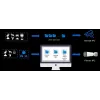 Uniview IPC2328SB-DZK-I0 bewakingscamera bullet IP-bewakingscamera outdoor 3840 x 2160 pixel plafond/muur
