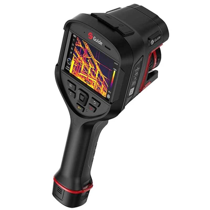 H2 warmtebeeldcamera, IR 256x192, -40~650°C, gezichtsveld 25°×19°, 4,3