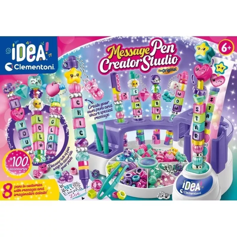 Clementoni Idea Art - balpenfabriek met boodschap