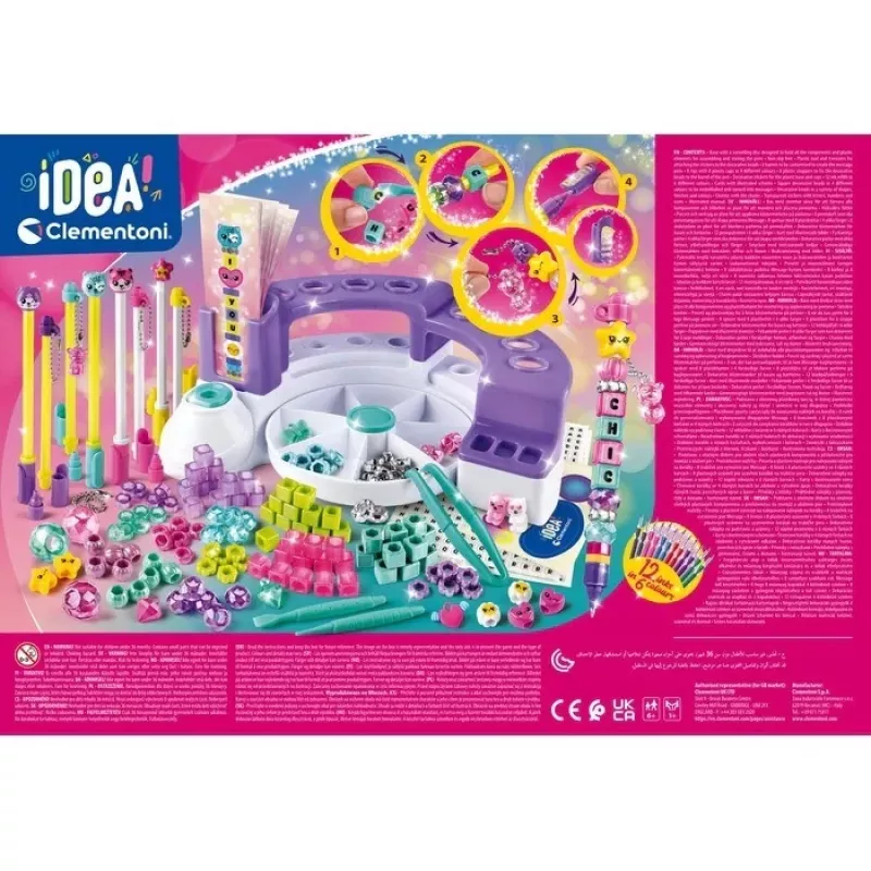 Clementoni Idea Art - balpenfabriek met boodschap