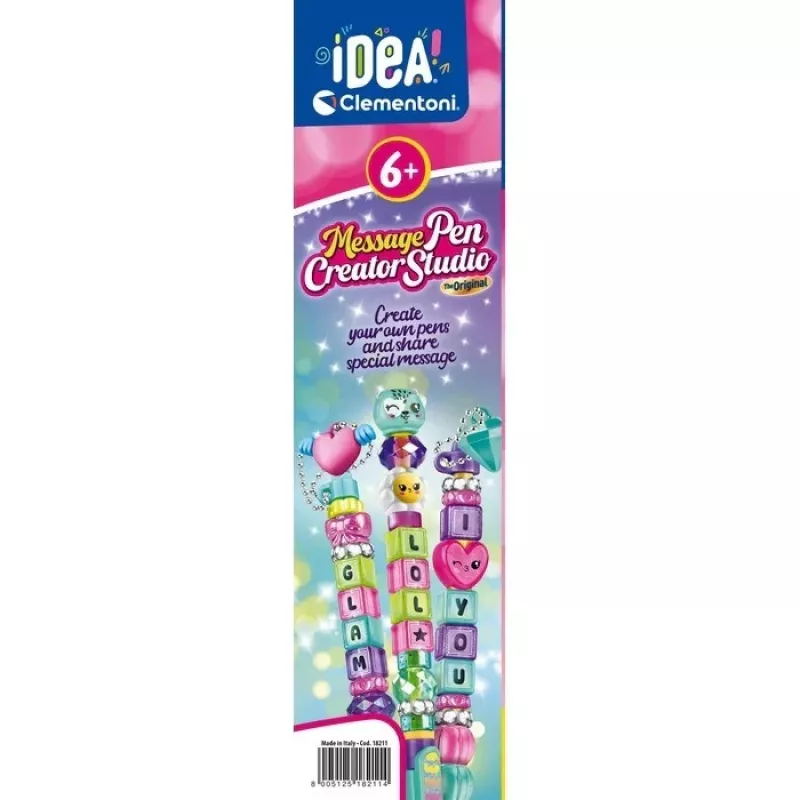 Clementoni Idea Art - balpenfabriek met boodschap