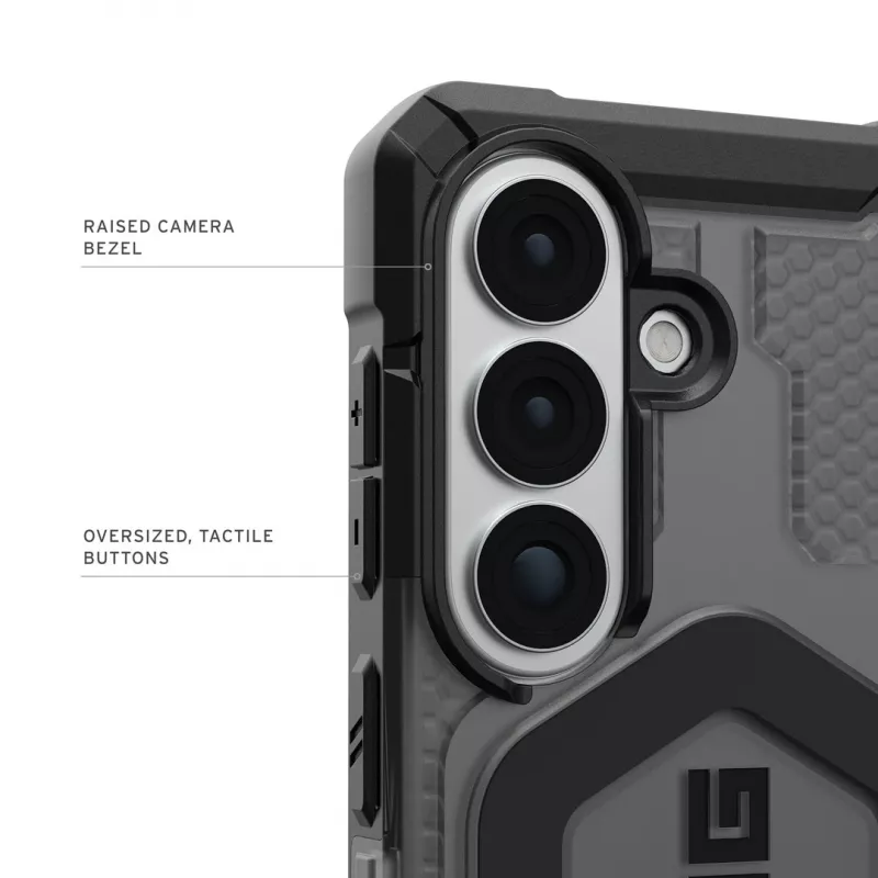 UAG Urban Armor Gear Pathfinder Case met magneetmodule | Samsung Galaxy S26 | ash (grijs transparant)/zwart | 214528113140 (214528113140)