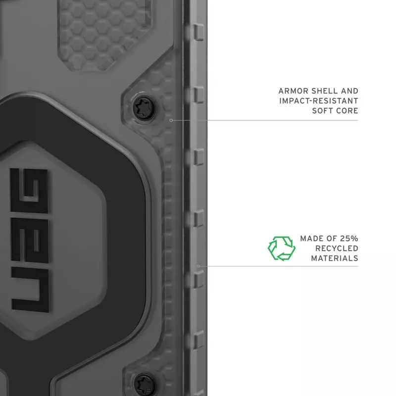 UAG Urban Armor Gear Pathfinder Case met magneetmodule | Samsung Galaxy S26 | ash (grijs transparant)/zwart | 214528113140 (214528113140)