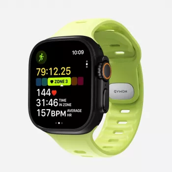 NOMAD Tempo Band - armband voor Apple Watch 49mm met FKM (Lumen)