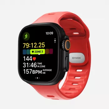 NOMAD Tempo Band - armband voor Apple Watch 49mm met FKM (crush)