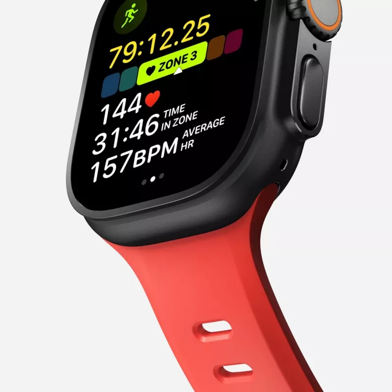 NOMAD Tempo Band - armband voor Apple Watch 49mm met FKM (crush)