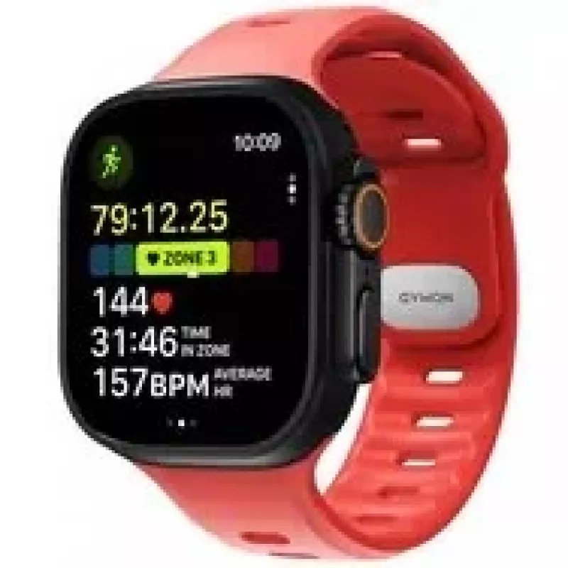 NOMAD Tempo Band - armband voor Apple Watch 49mm met FKM (crush)
