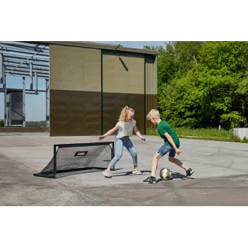 Kinderen vrijstaande trampoline Salta Techniq — model 5121, polyethyleen/PVC/staal, framekleur zwart