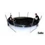 Outdoor-trampoline Salta Cosmos 427 cm — model 5263A, zwart, rond met veiligheidsnet