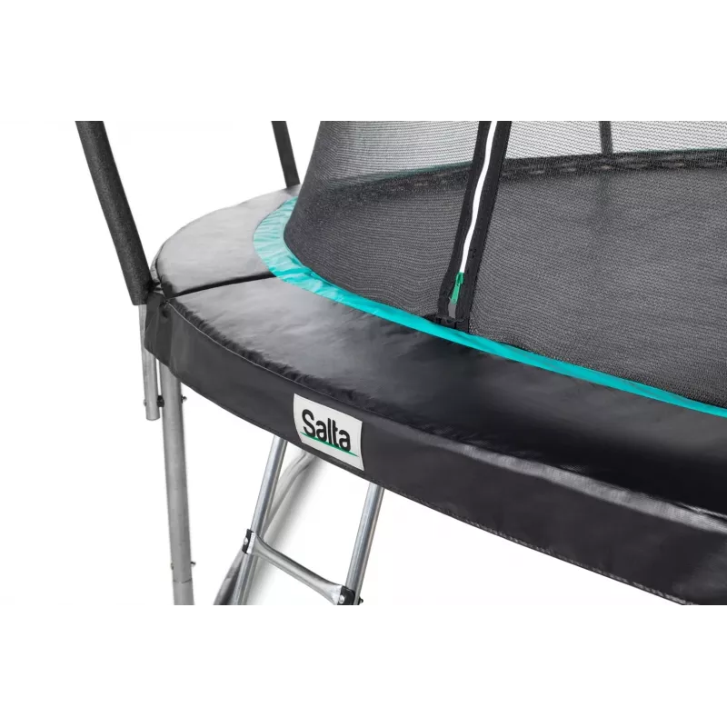 Outdoor-trampoline Salta Cosmos 427 cm — model 5263A, zwart, rond met veiligheidsnet