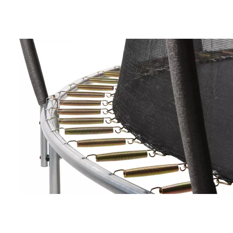 Outdoor-trampoline Salta Cosmos 427 cm — model 5263A, zwart, rond met veiligheidsnet