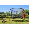 Outdoor-trampoline Salta Cosmos 427 cm — model 5263A, zwart, rond met veiligheidsnet