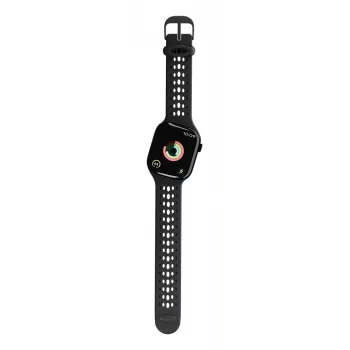 Decoded Silicone Ares O Band - siliconenarmband voor Apple Watch 40/42 mm (zwart)