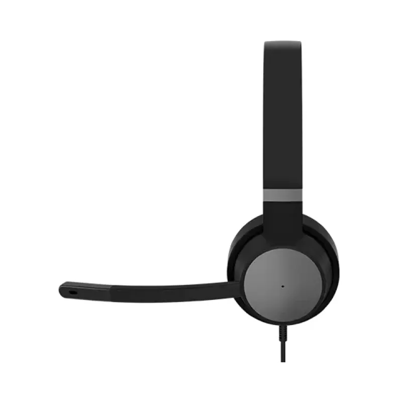Lenovo Go Wired ANC Headset hoofdband auto/thuiswerk USB Type-C zwart