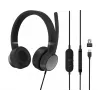 Lenovo Go Wired ANC Headset hoofdband auto/thuiswerk USB Type-C zwart