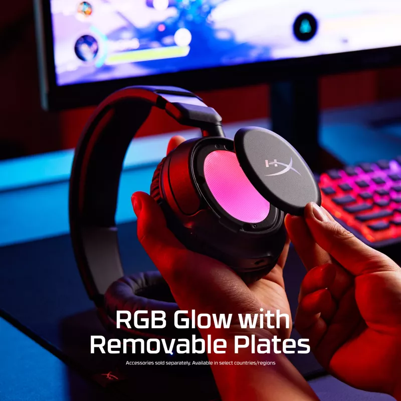 Draadloze gaming-headset HyperX Cloud Flight 2 — omsluitend, zwart