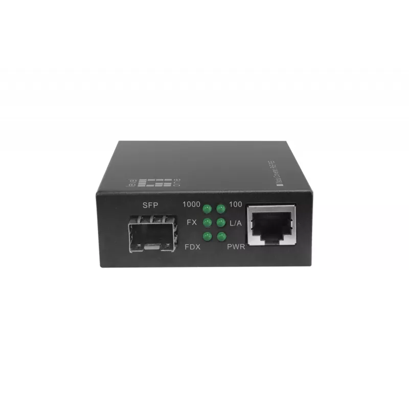 LevelOne RJ45-naar-SFP gigabit-mediaconverter, PoE PSE