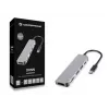 Conceptronic DONN02G laptop-dockingstation/poortreplicator USB 3.2 Gen 1 (3.1 Gen 1) Type-C aluminium