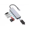 Conceptronic DONN02G laptop-dockingstation/poortreplicator USB 3.2 Gen 1 (3.1 Gen 1) Type-C aluminium