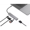 Conceptronic DONN02G laptop-dockingstation/poortreplicator USB 3.2 Gen 1 (3.1 Gen 1) Type-C aluminium