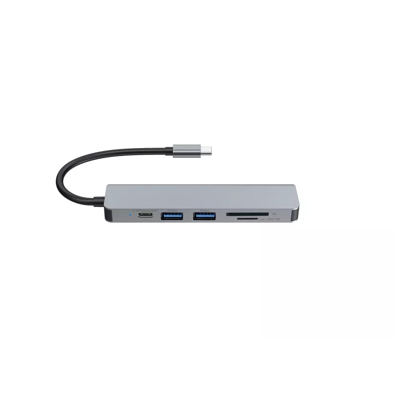 Conceptronic DONN02G laptop-dockingstation/poortreplicator USB 3.2 Gen 1 (3.1 Gen 1) Type-C aluminium